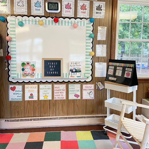 Knotty Pine Nursery School Classroom